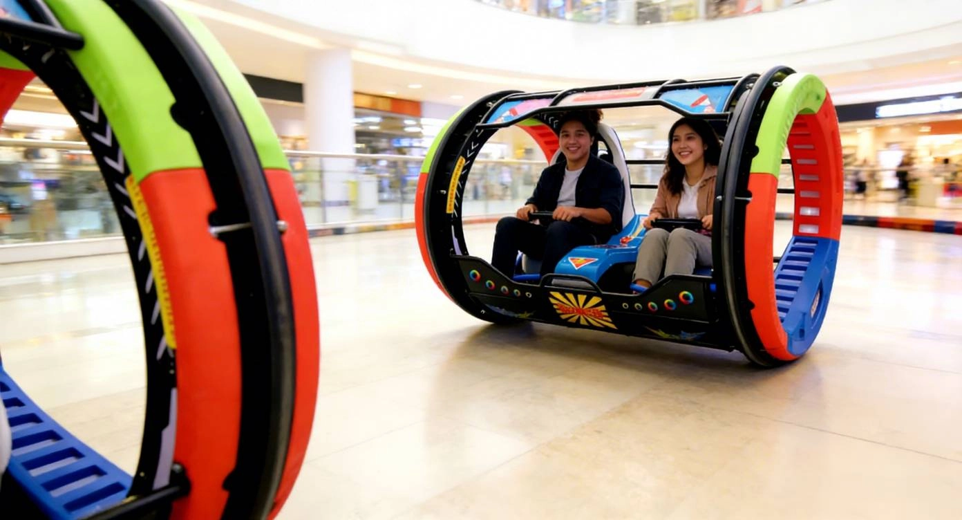 Indoor rolling car operation - H.Q.Amusement