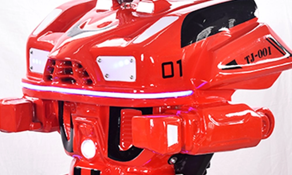 Kiddie Armored Robot Automotive-Grade Fiberglass with Baked Paint - H.Q.Amusement