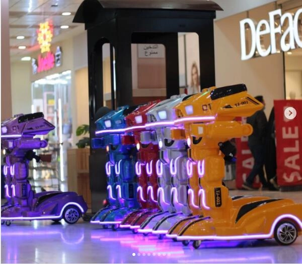 Kiddie Armored Robot Rides venue business in a shopping mall - H.Q.Amusement