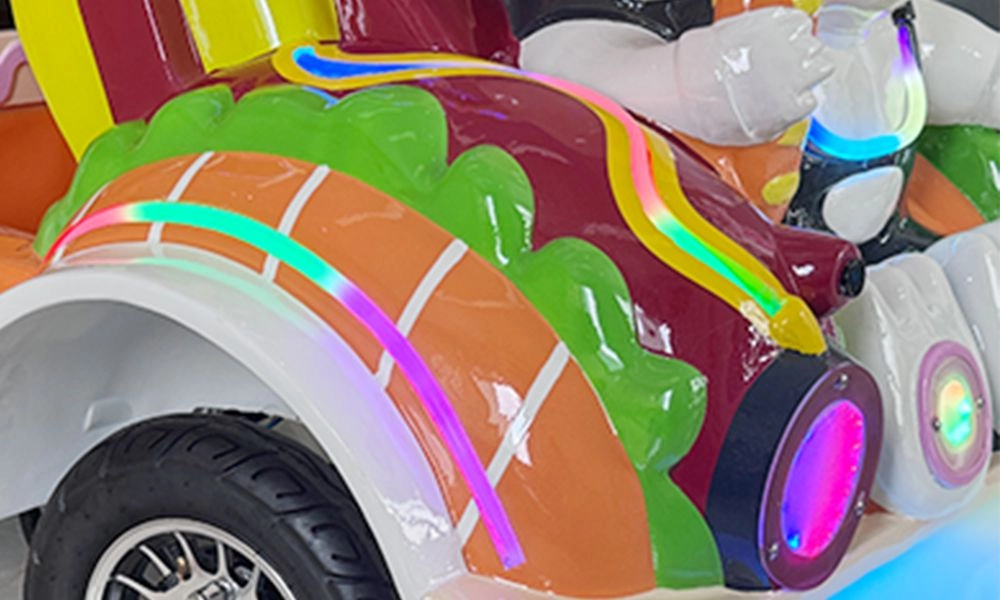 labu icecream kids cars LED flowing light - H.Q.Amusement