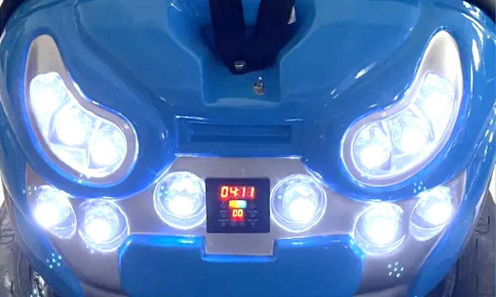 parent child bumper car LED Light Time Display - H.Q.Amusement