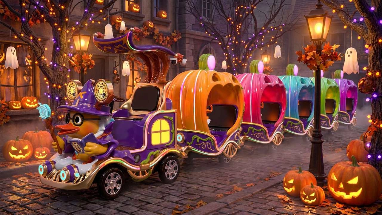 Magic Duck Halloween Trackless Train - H.Q.Amusement