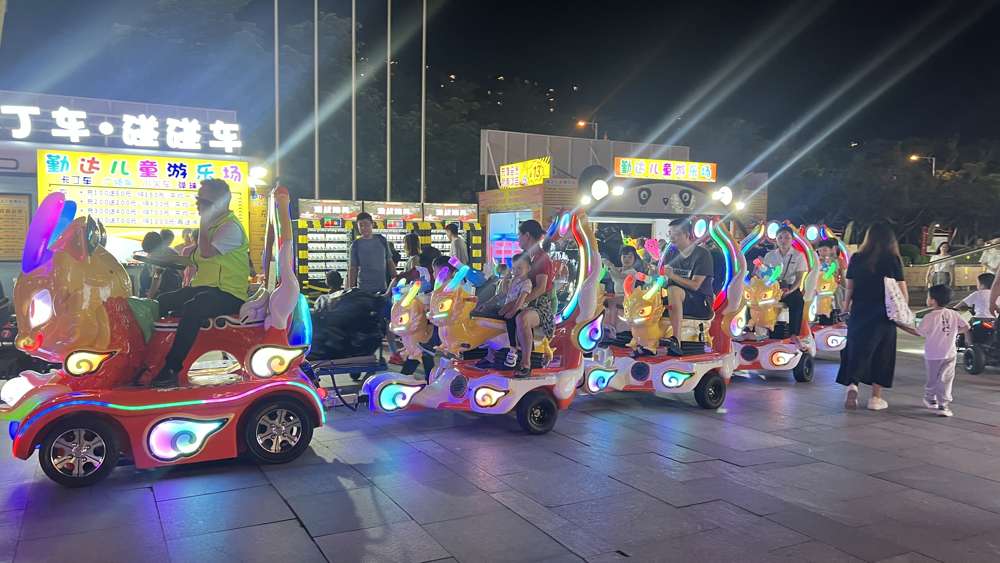 mini dragon trackless train for sale