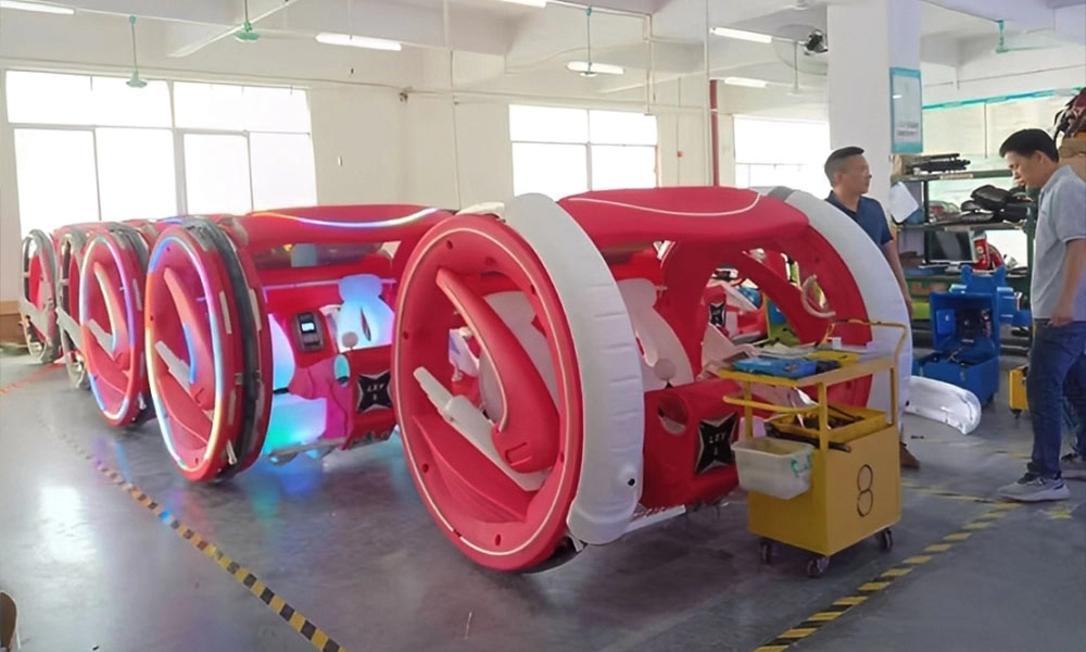 Moonwalk-Car-360-rolling-car-Production-Workshop - H.Q.Amusement Moonwalk Car 360 rolling car Production Workshop - H.Q.Amusement