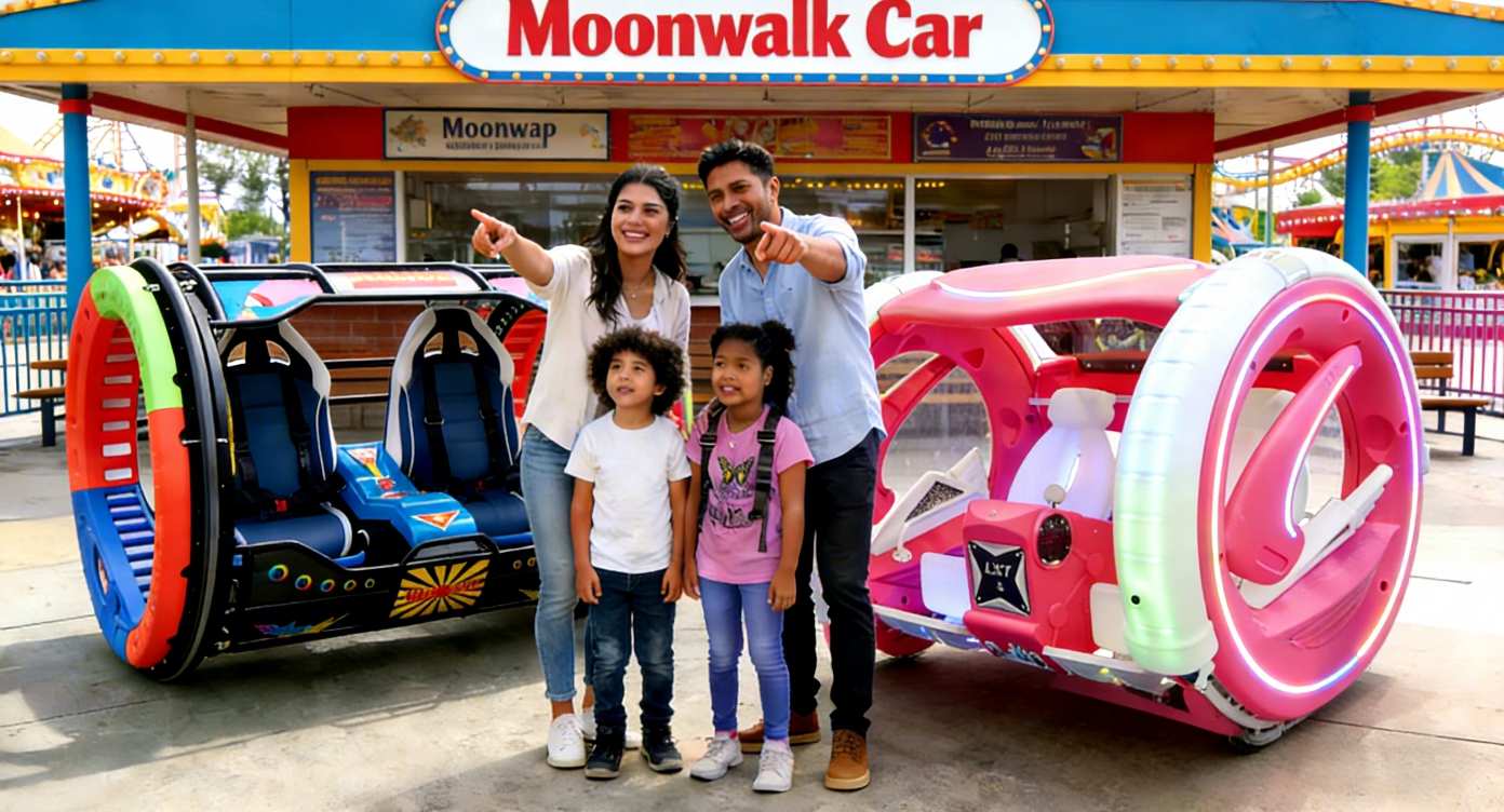 moonwalk car and rolling car for famlily choice