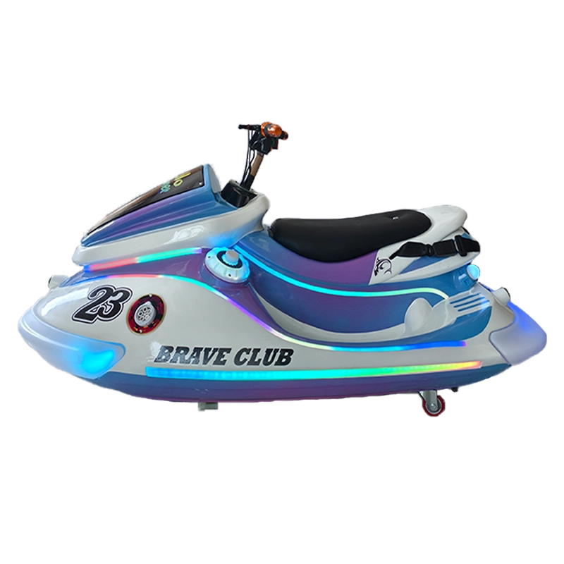 purple Motorboat Ride second generation side view - H.Q.Amusement