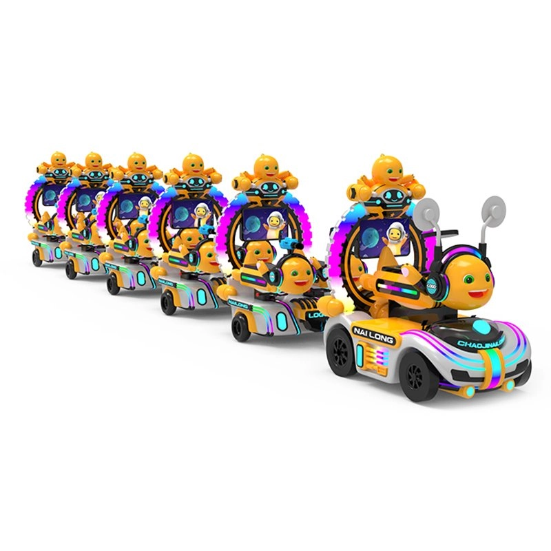 Nai-Long-Escort-Little-Train-with-game-screen-and-bubbles-(1) - H.Q.Amusement Nai Long Escort Little Train with game screen and bubbles (1) - H.Q.Amusement
