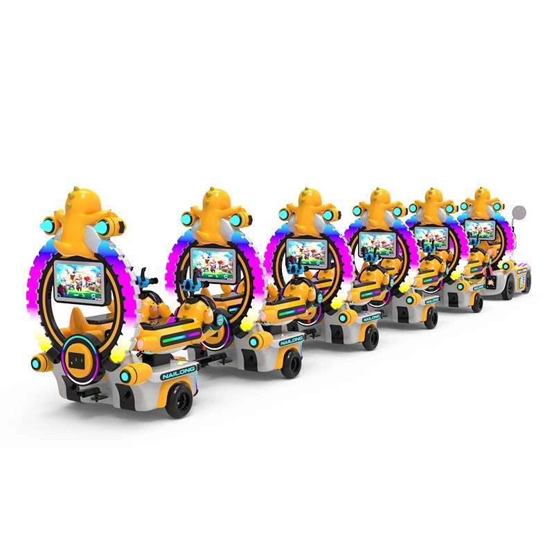 Nai Long Escort Little Train with game screen and bubbles (2) - H.Q.Amusement