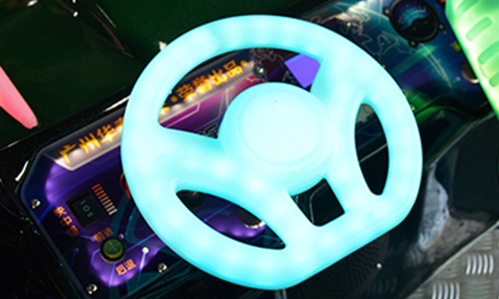 Off-Road Fighting Vehicle Transparent illuminated steering wheel - H.Q.Amusement