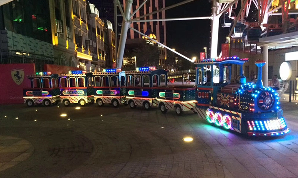 outdoor square british trackless train - H.Q.Amusement