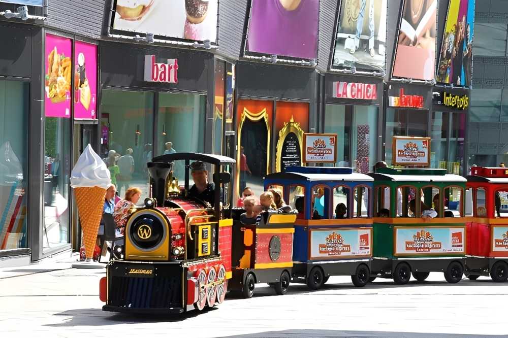 outdoor trackless train