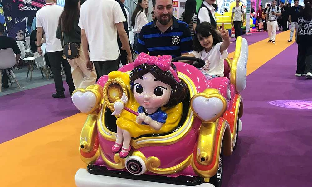 parent-kid magic princess  electric kids car - H.Q.Amusement