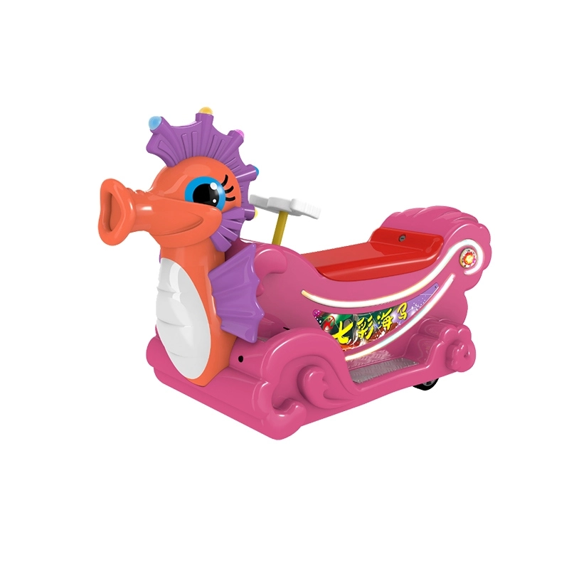 pink sea horse animal ride - H.Q.Amusement