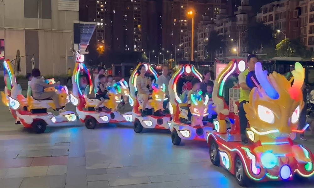 popular dragon trackless train for amusement ride business - H.Q.Amusement