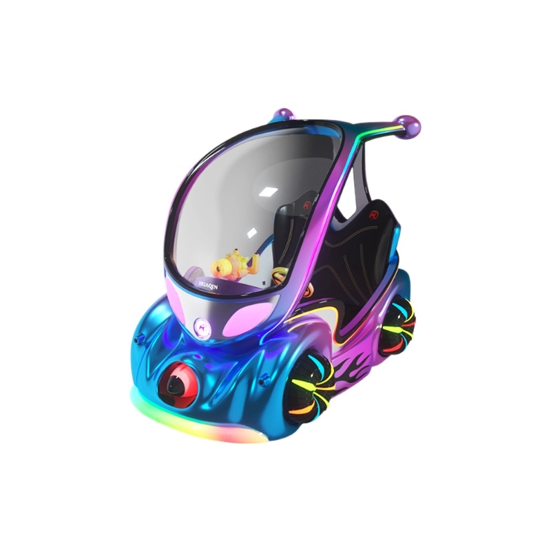 Purple-Green Gradient Universal Airship Ride - H.Q.Amusement