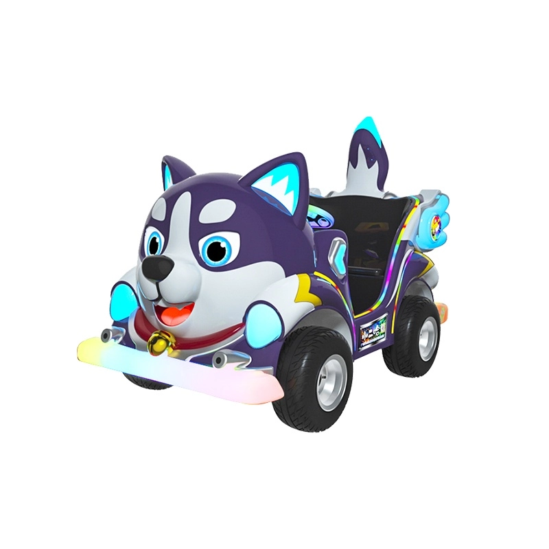 purple husky car animal kiddie ride - H.Q.Amusement