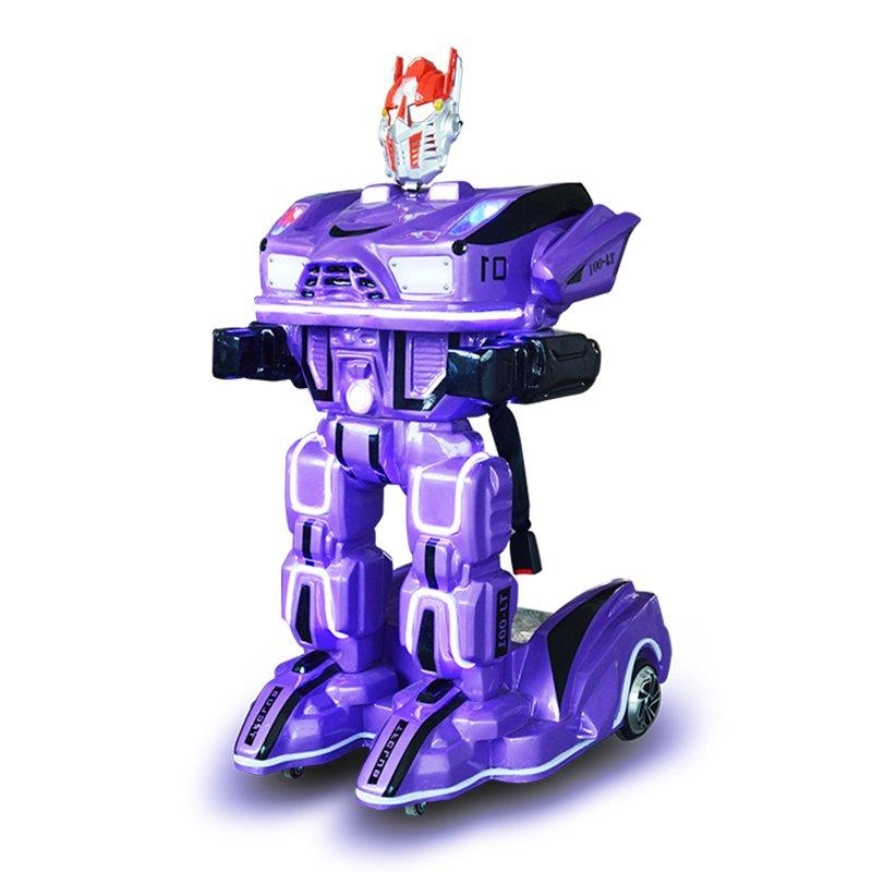 purple kiddie armored robot - H.Q.Amusement