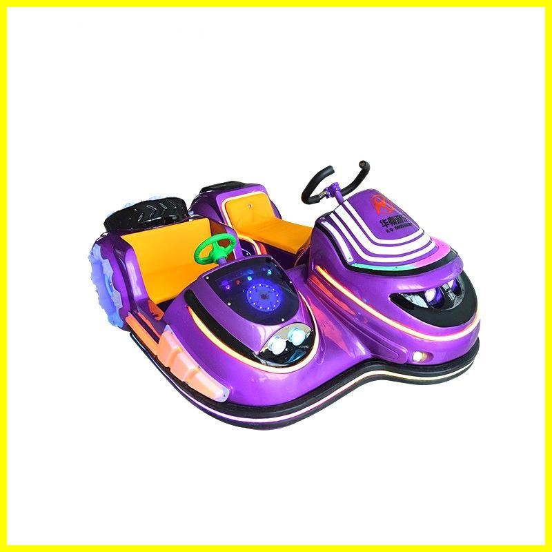 purple Parent-Kids Motorcycle - H.Q.Amusement