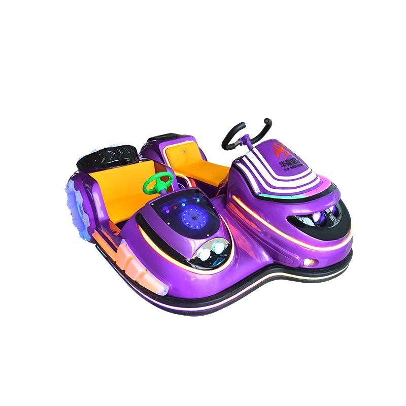purple Parent-Kids Motorcycle - H.Q.Amusement