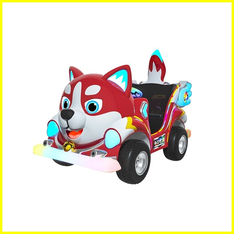 red husky car animal kiddie ride - H.Q.Amusement