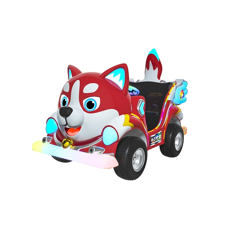 red husky car animal kiddie ride - H.Q.Amusement