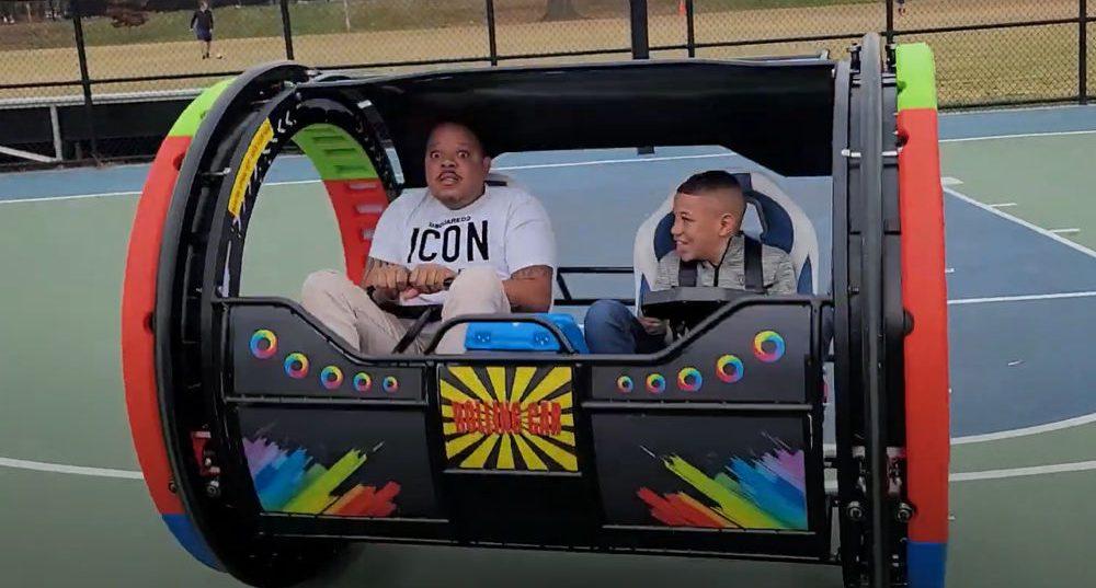 rolling car for family