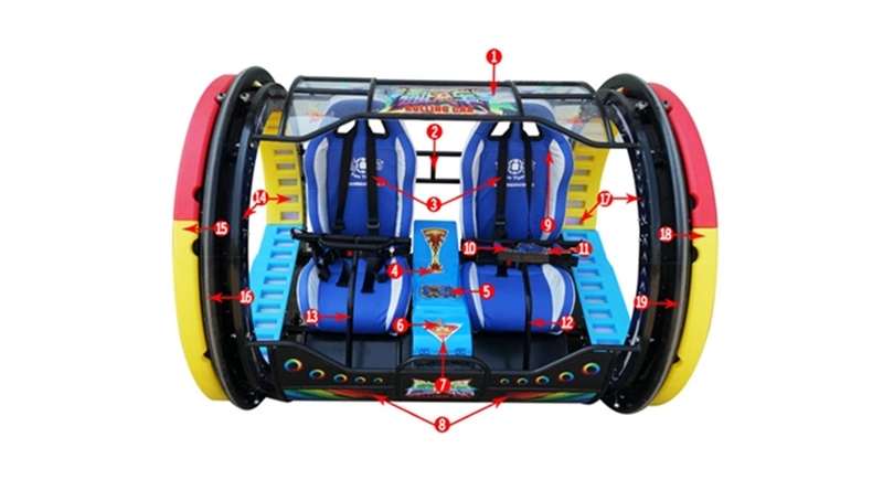 rolling car front view - H.Q.Amusement