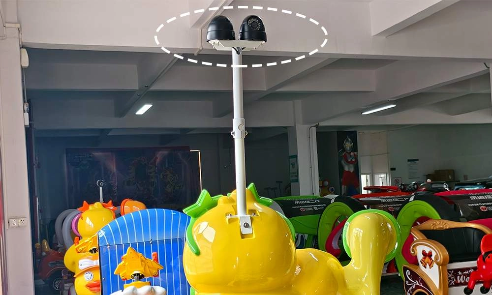 Safety Camera on Custom Joyful Duck Mount - H.Q.Amusement