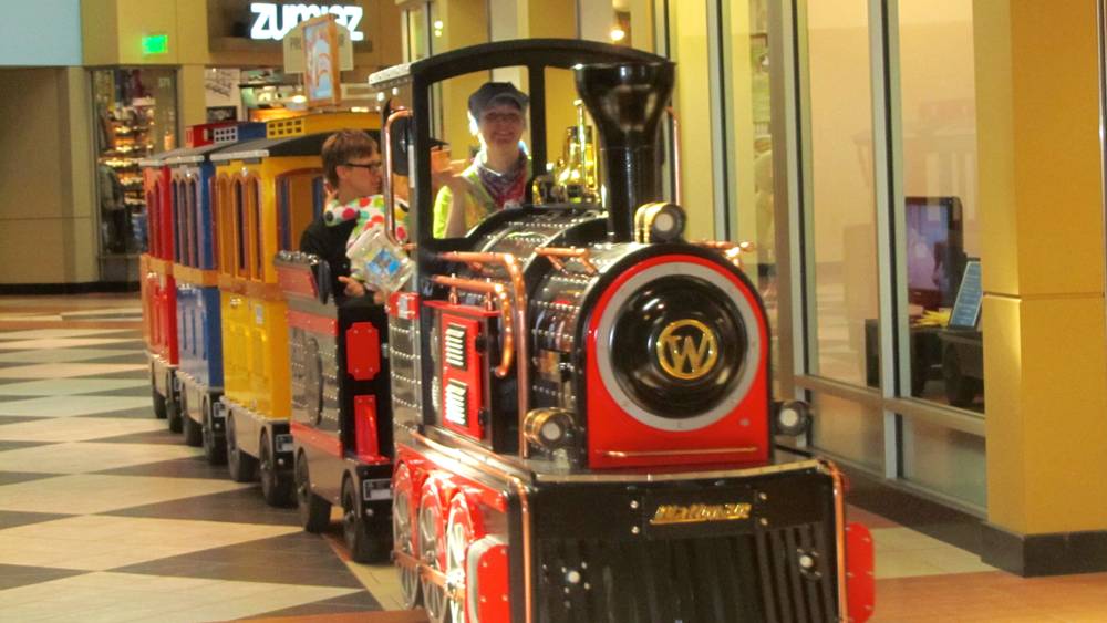shopping mall mini train business