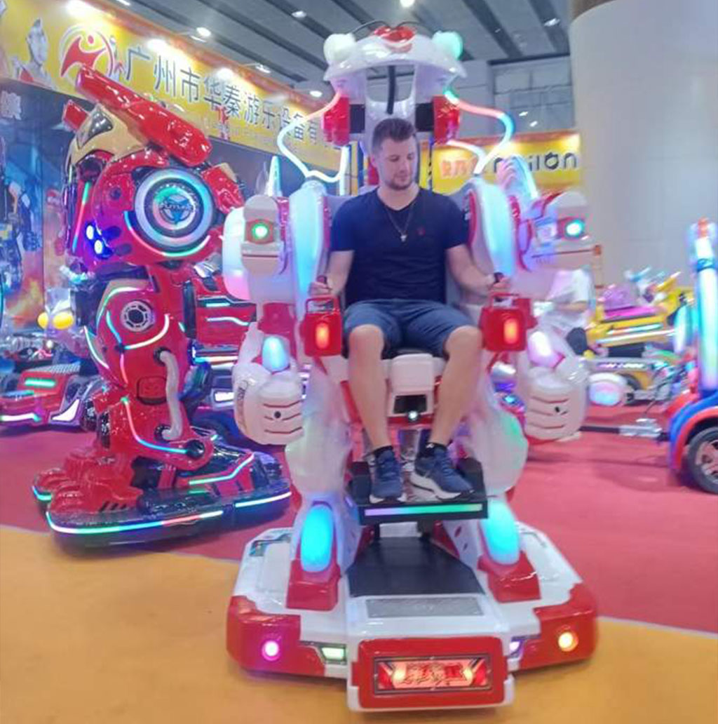 walking robot exhibition