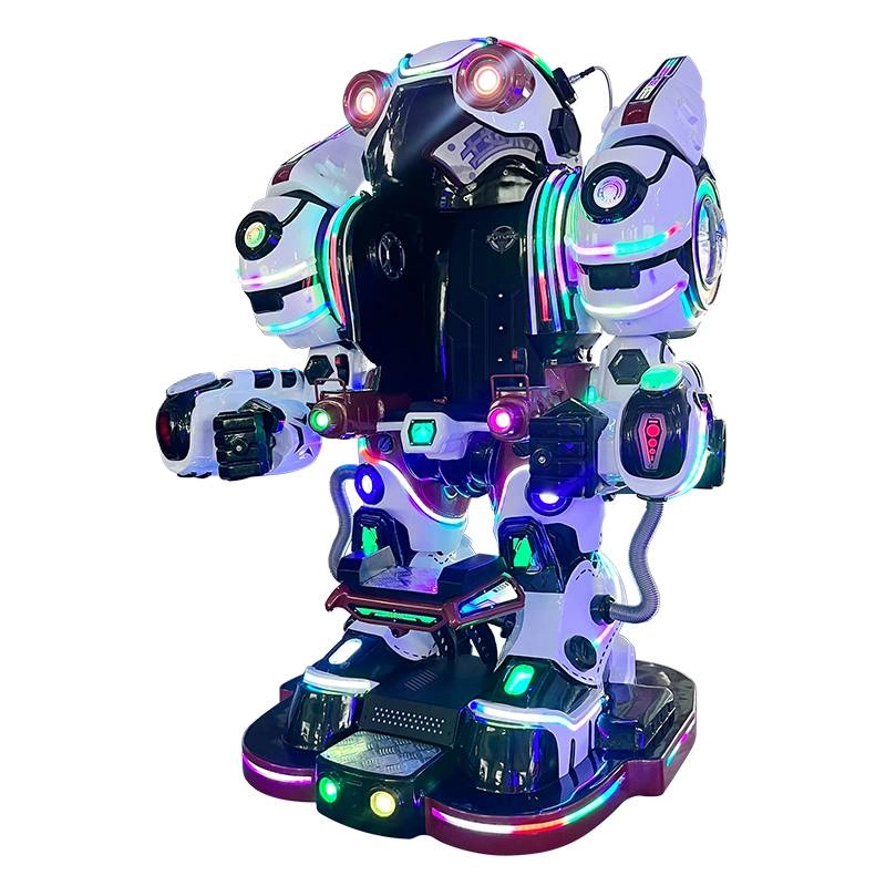white future warrior walking robot kiddie ride - H.Q.Amusement