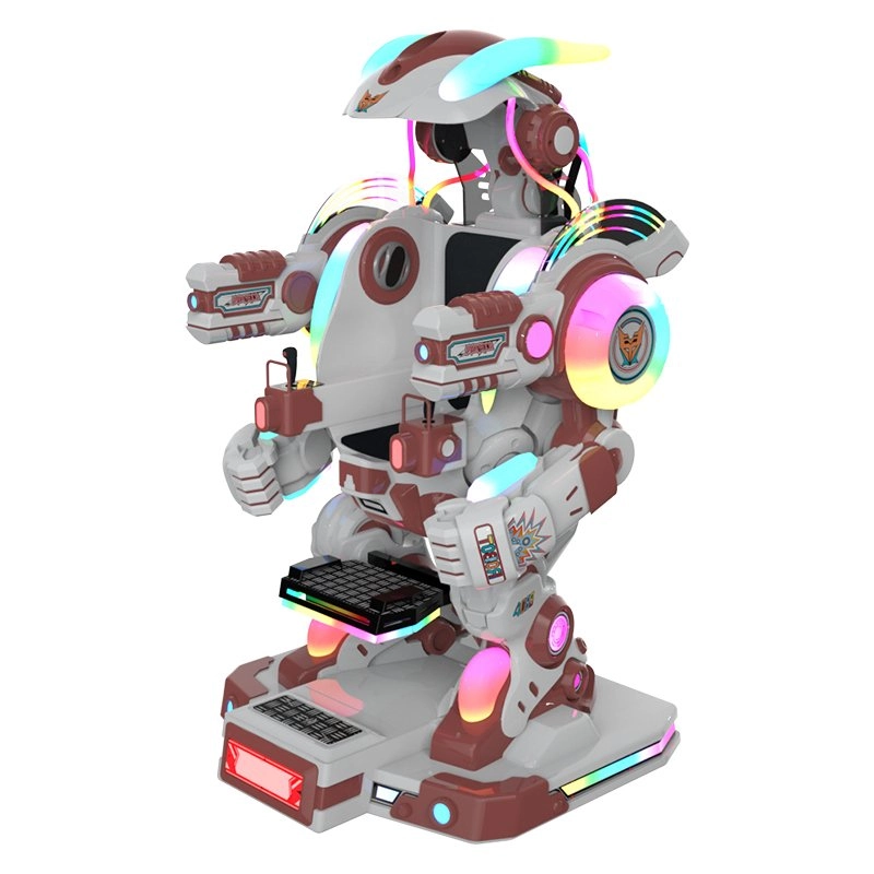 white red walking robot II - H.Q.Amusement