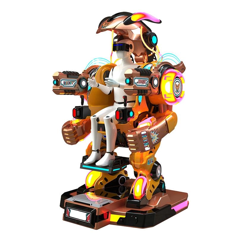yellow red walking robot II - H.Q.Amusement