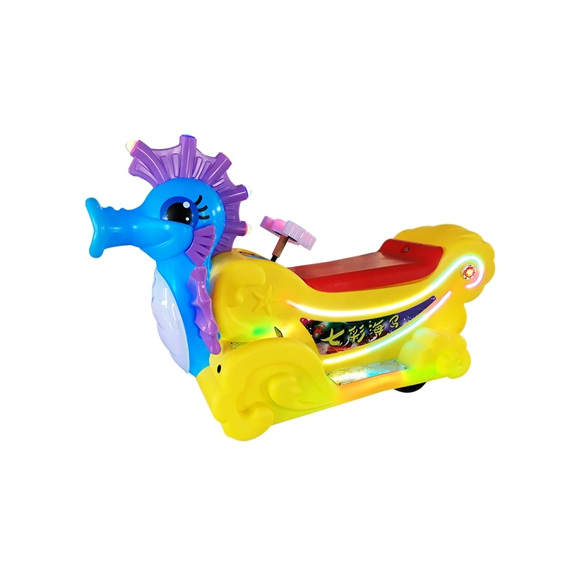 yellow sea horse animal ride - H.Q.Amusement