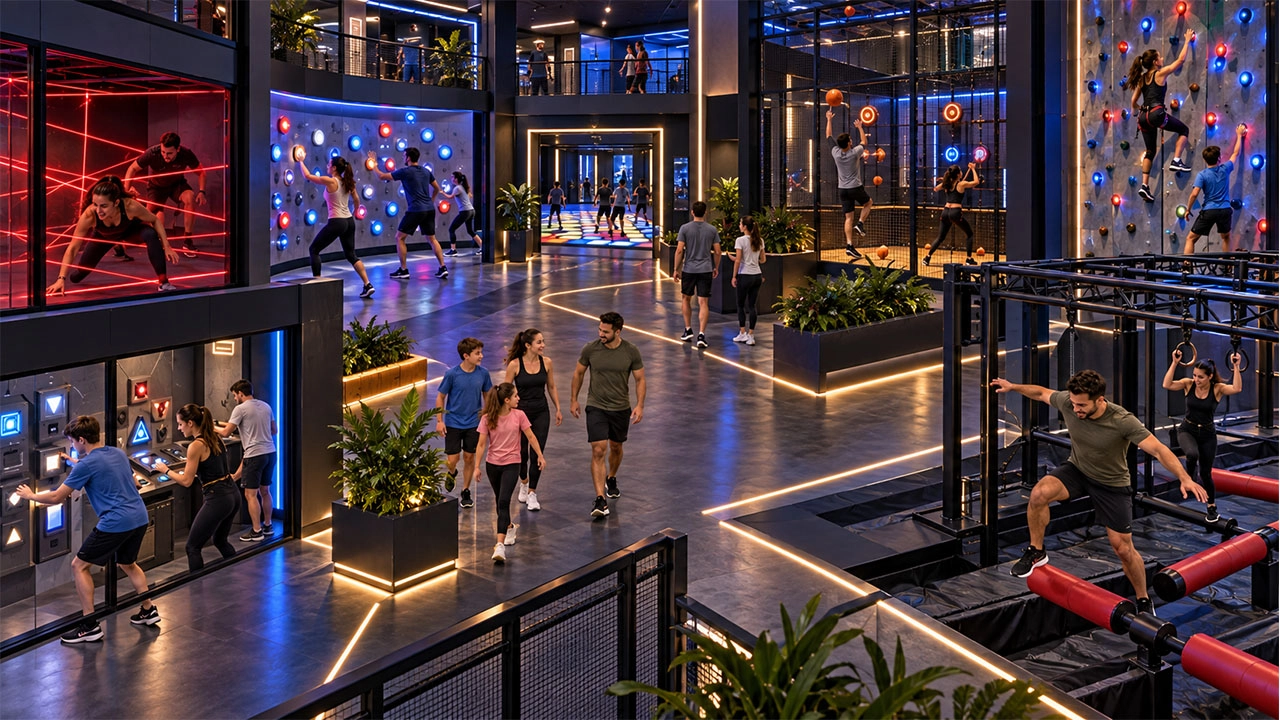 active gaming center layout - Kyda