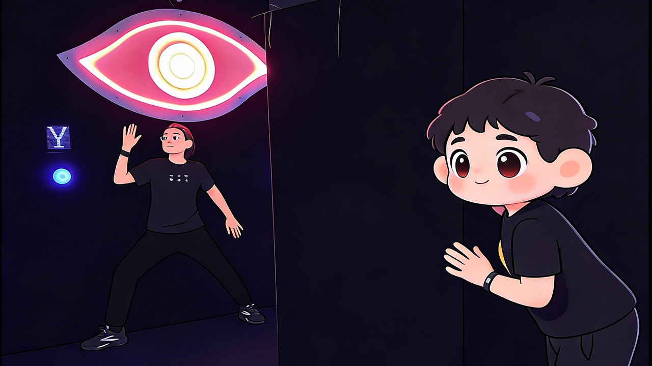 Cartoon characters in interactive gaming space. - Kyda