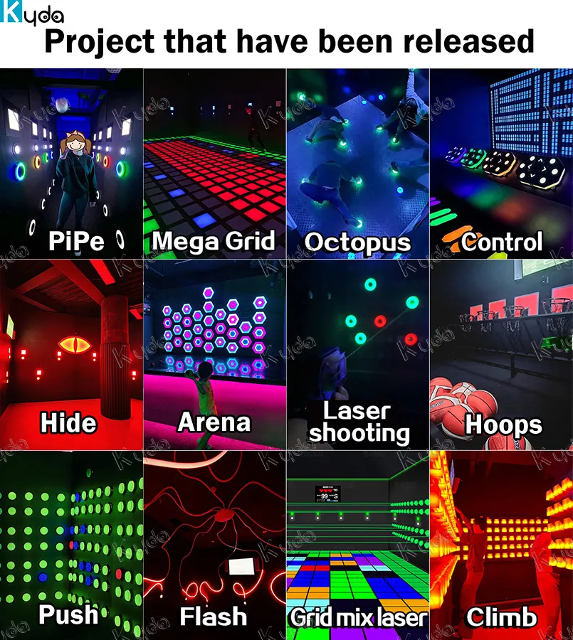 Interactive LED Floor Challenge by Kydagames