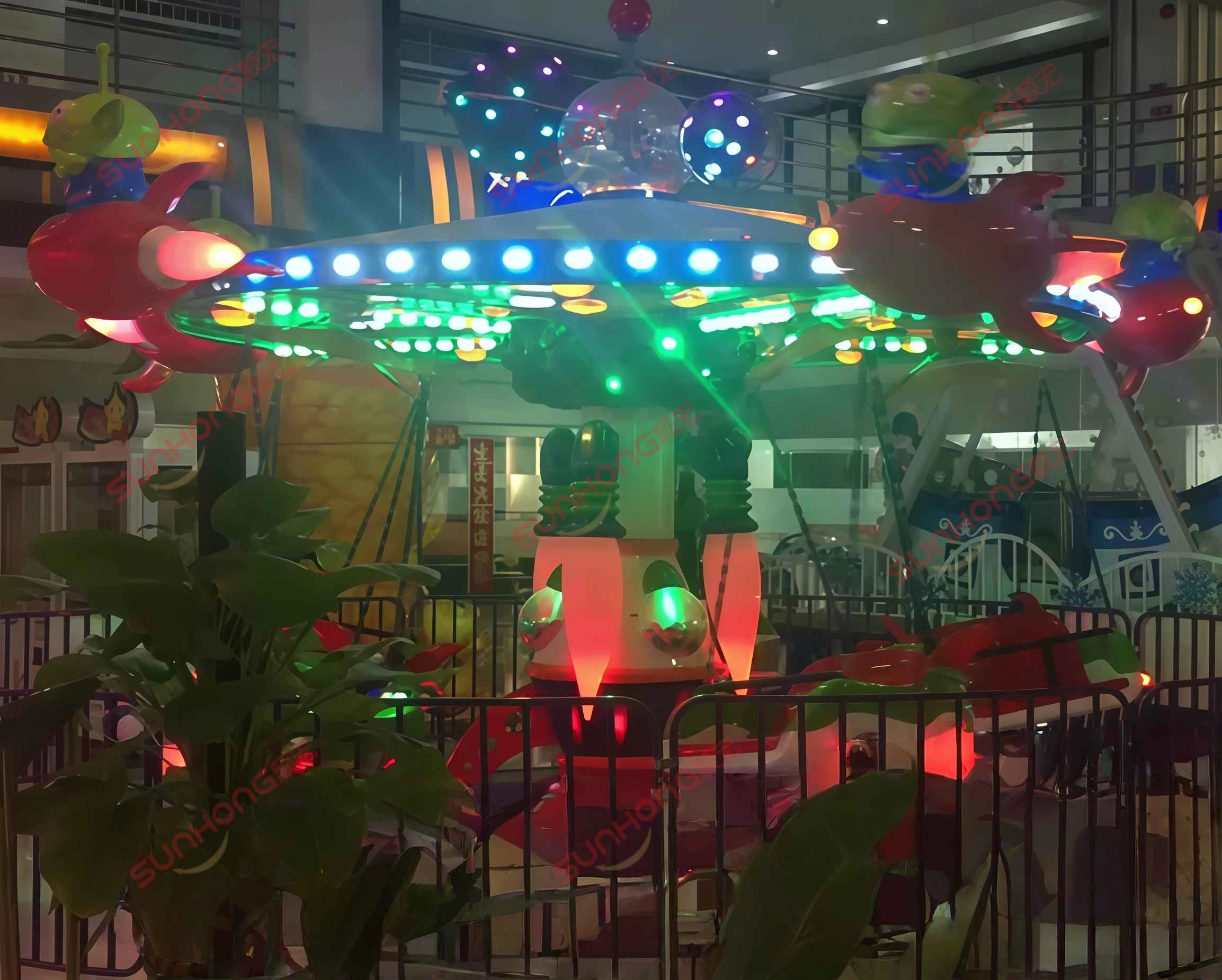 10-Seat Space Hovering Flying Chairs Ride