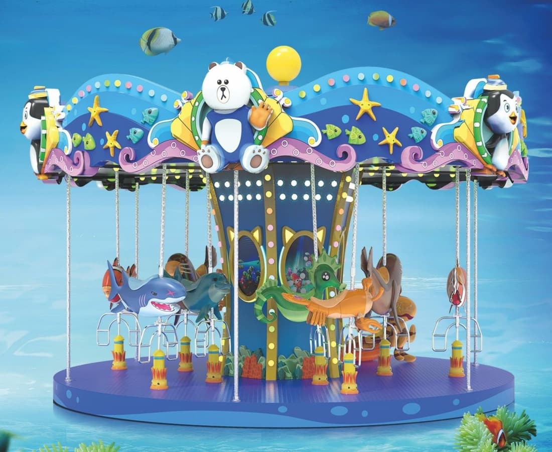 Manège pour enfants Ocean Carousel 12P à vendre - SUNHONG