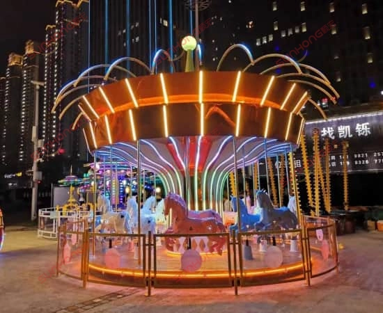 16P-Golden-Year-Carousel-in-theme-Park - SUNHONG 16P-Golden-Year-Carousel-in theme Park - SUNHONG