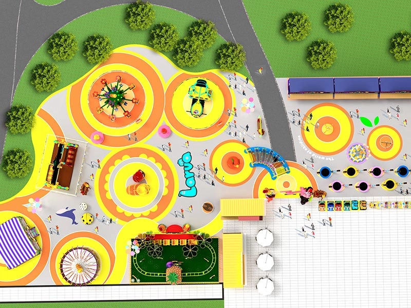 tren de atracciones - SUNHONG Tren de atracciones - SUNHONG
