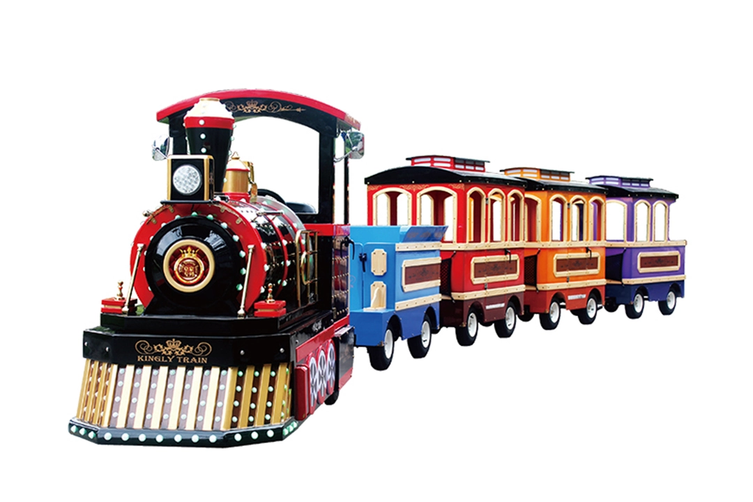 trem real sem trilhos com 25 assentos
