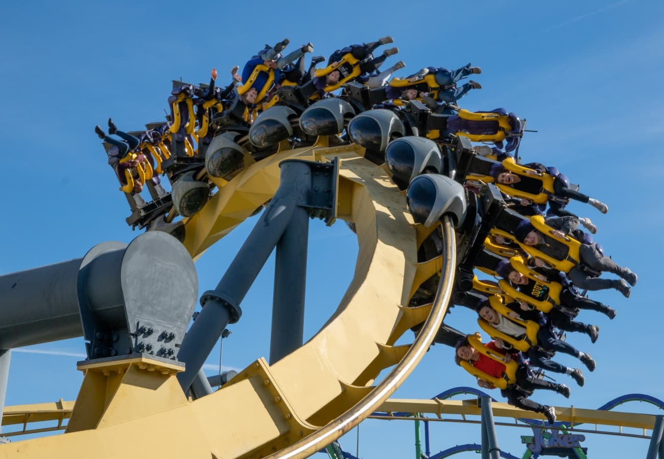 3 Batman The Ride Montanha-russa