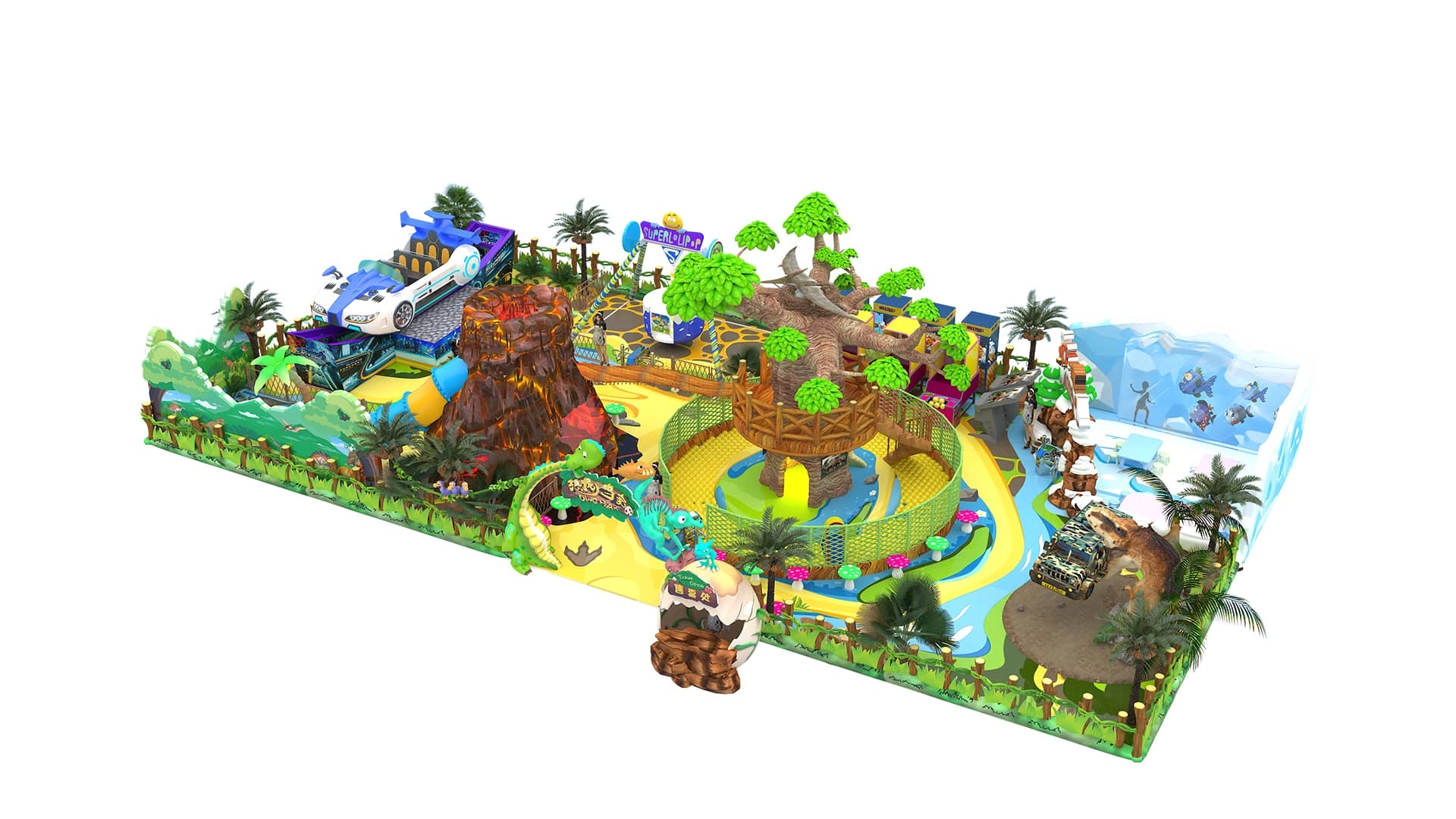 3D Image of Dinosaur Park - SUNHONG