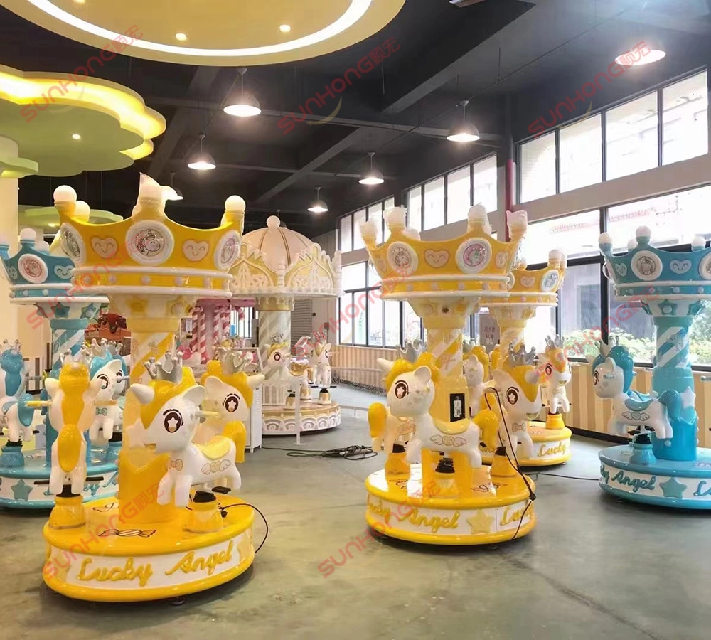 Lucky Angel 3P – Carrousel 3 chevaux à vendre - SUNHONG