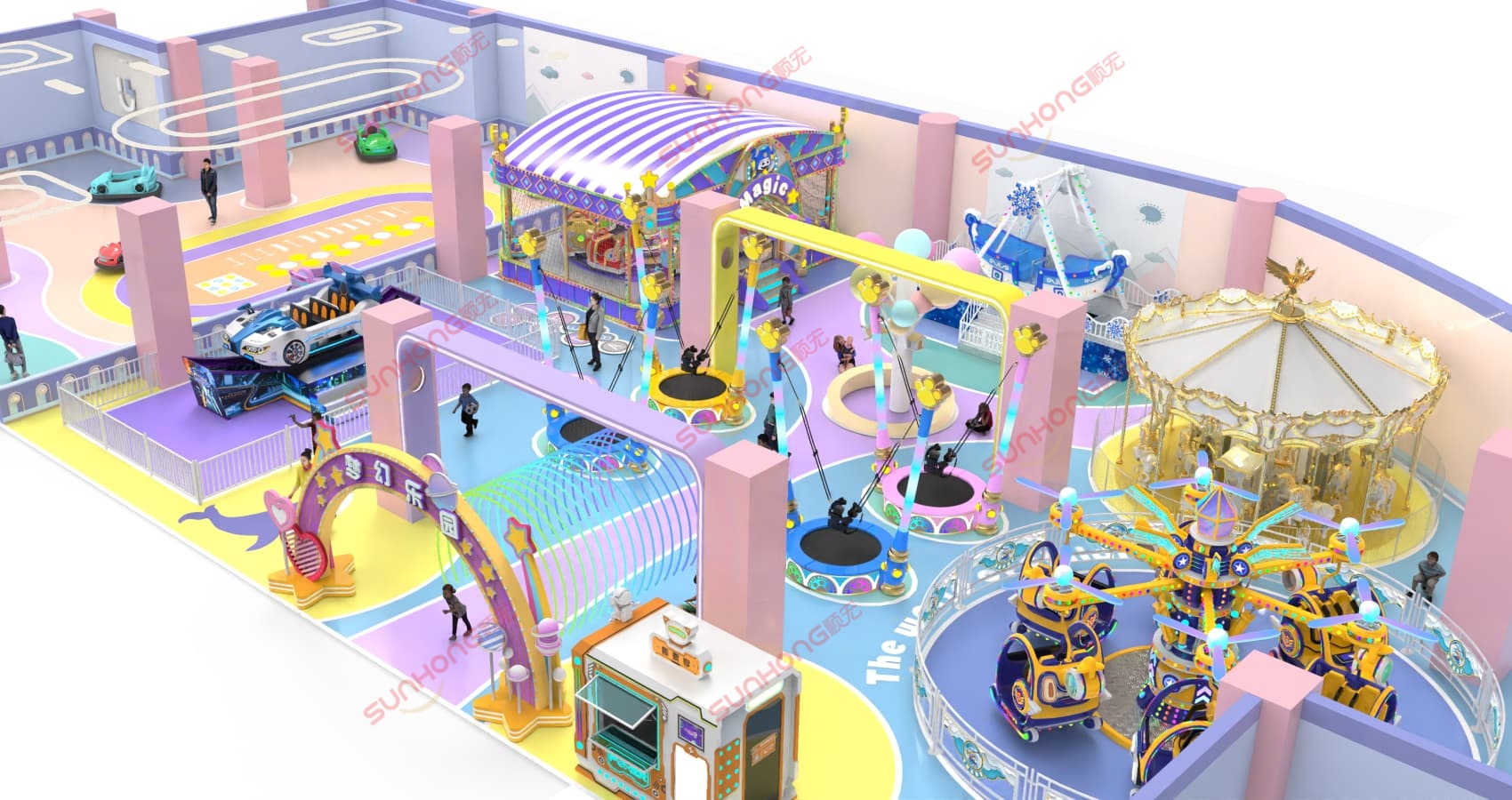 Indoor Game Centers-SUNHONG Small and Medium-sized Amusement Park Solution Indoor Game Centers-SUNHONG Small and Medium-sized Amusement Park Solution