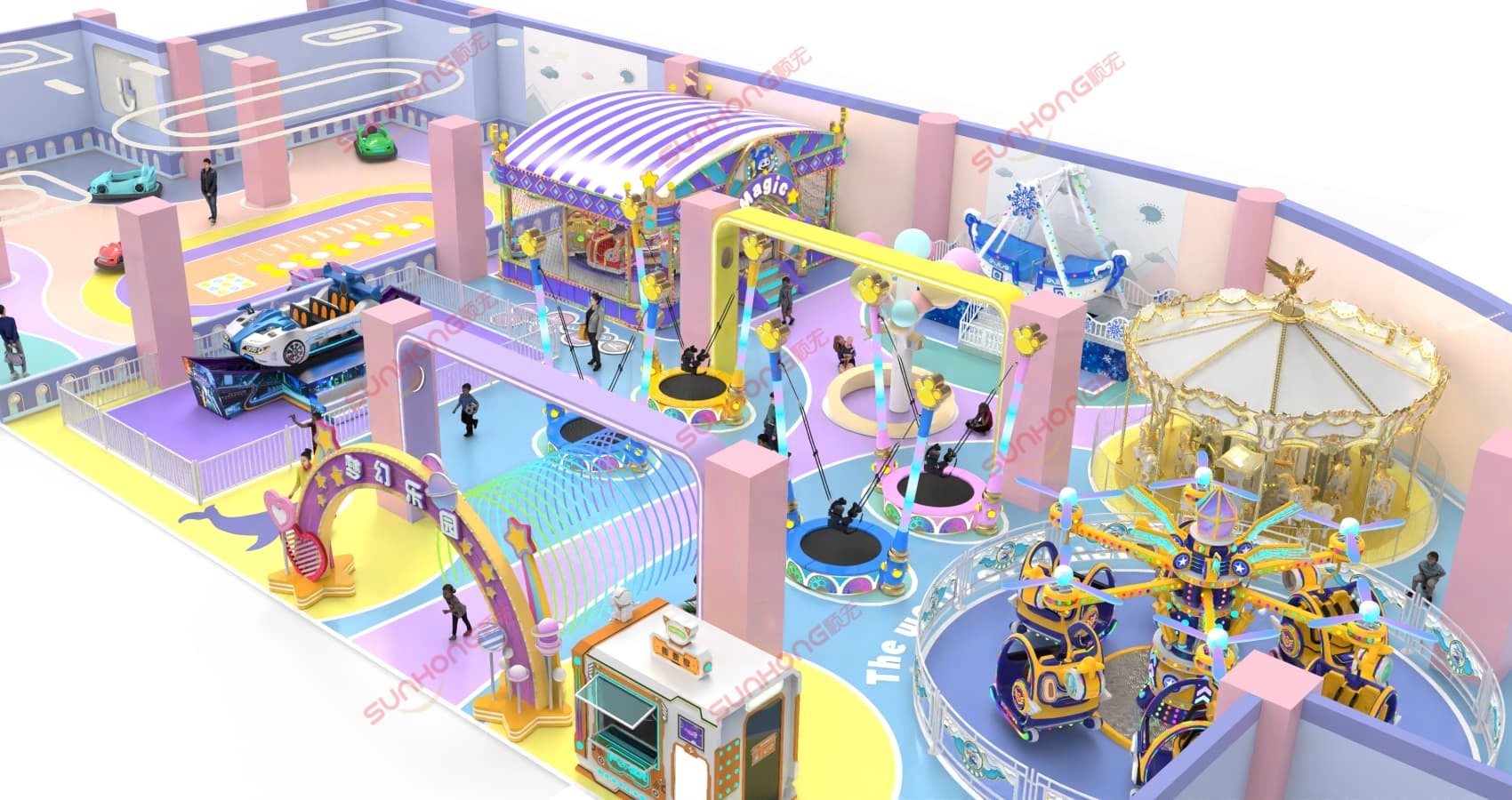 Indoor Game-Centers-SUNHONG-Small-and-Medium-sized-Amusement-Park-Solution - SUNHONG Indoor Game Centers-SUNHONG Small and Medium-sized Amusement Park Solution - SUNHONG