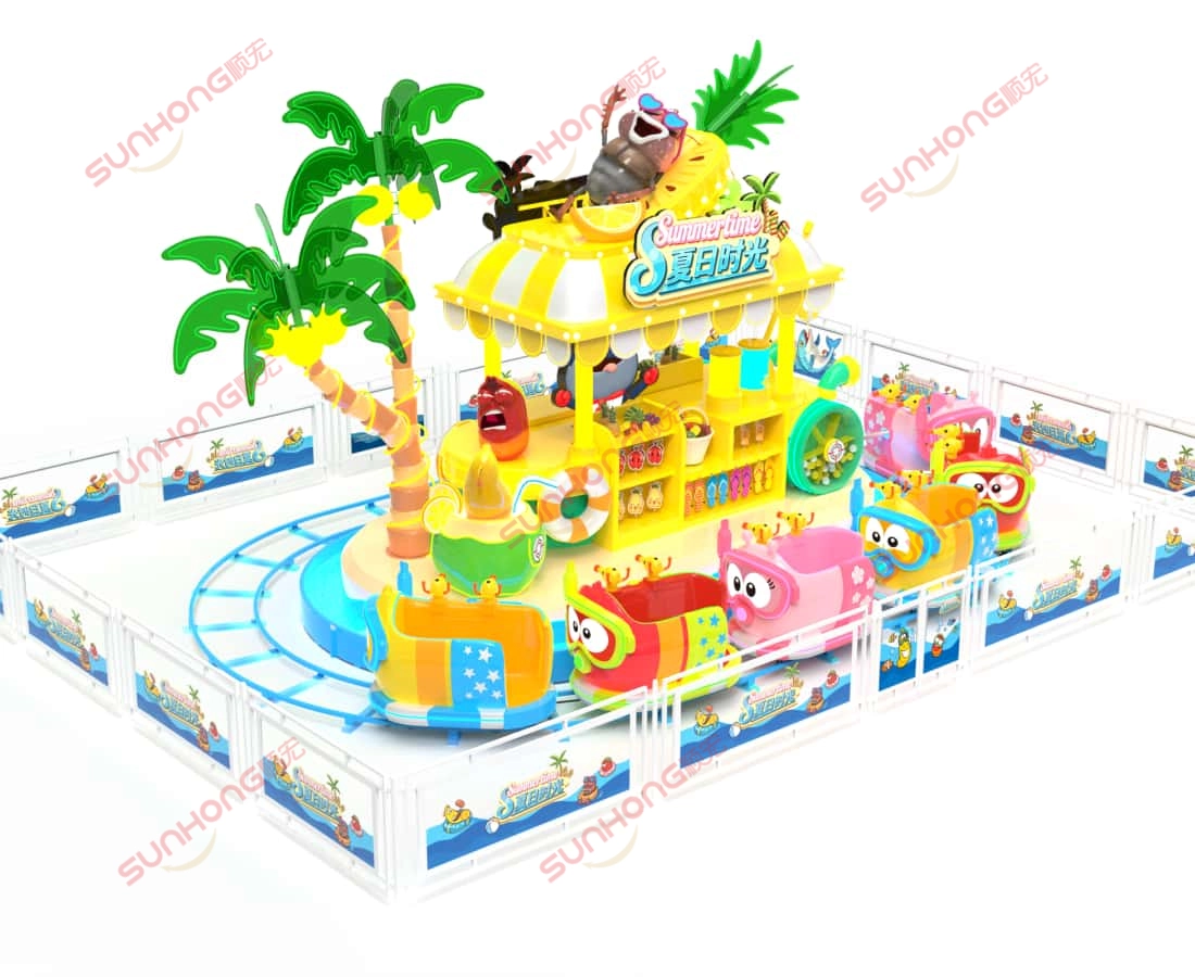 Tropical beach-themed Larva small water coaster - SUNHONG Tropical beach-themed Larva small water coaster - SUNHONG