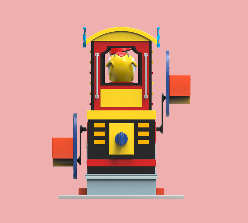 mini tren sin vías