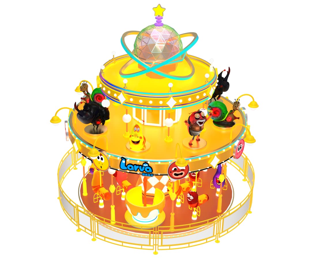 Aerial view of Larva Carousel